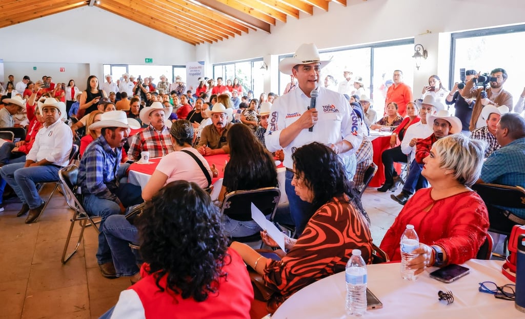 Compromiso.  Toño Ochoa destacó que el Presupuesto Participativo también llegará al medio rural, para que las familias decidan el destino de los recursos.