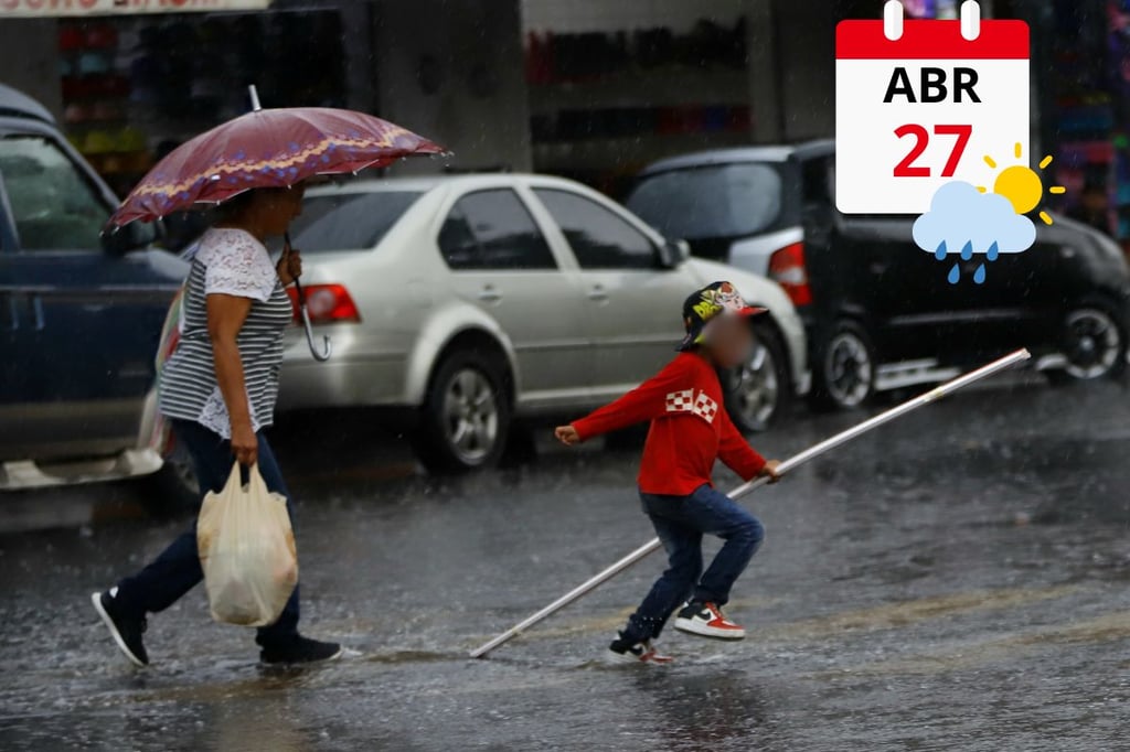 ¿Tarde lluviosa en Durango? Este es el pronóstico de HOY 27 de abril