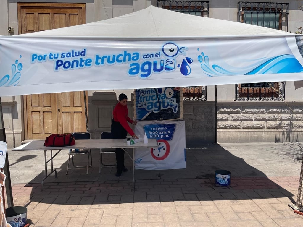 Centro. En la Plaza de Armas se puede encontrar uno de los módulos para tomar agua de manera gratuita.