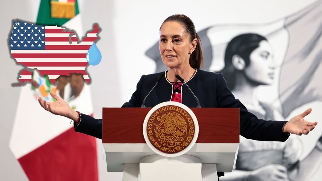 Envío de agua a Estados Unidos será hasta 'donde se puede': Claudia Sheinbaum