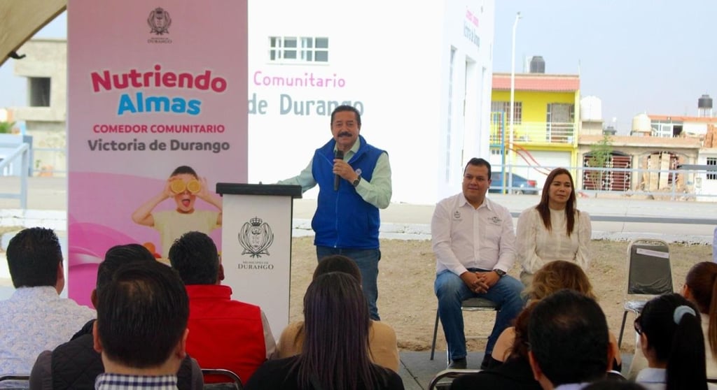 Mensaje. Bonifacio Herrera aseguró que la atención a la salud nutricional de las infancias duranguenses es una realidad en estos espacios dedicados a la niñez.