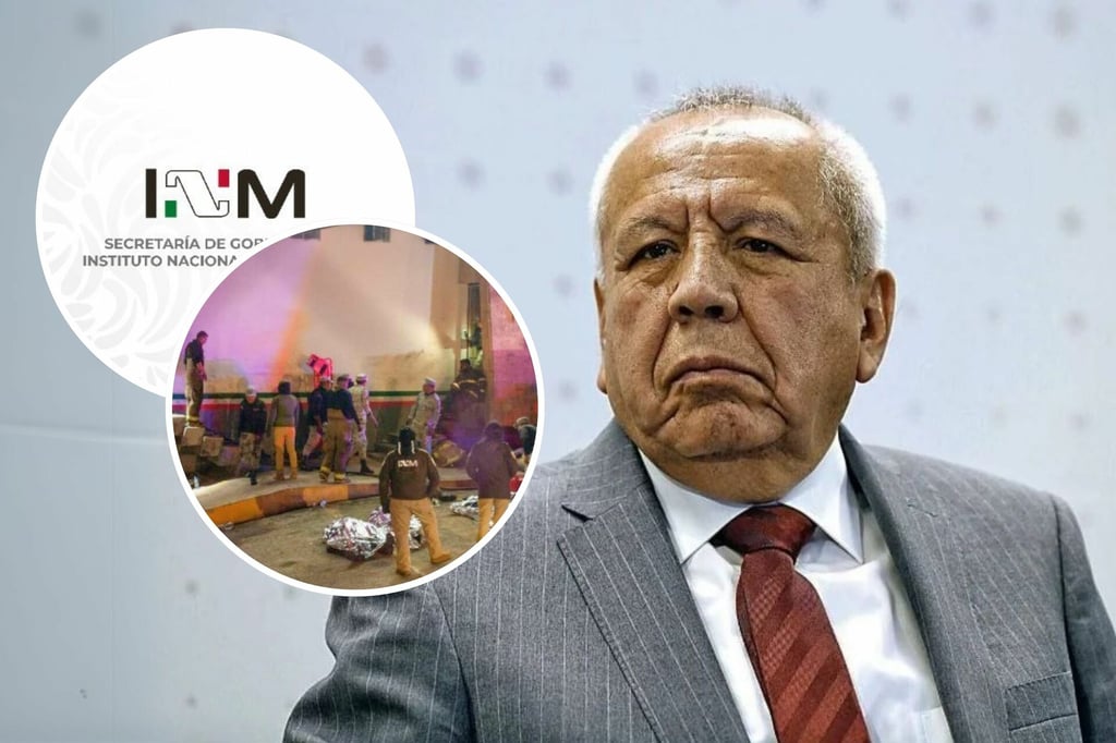 'Misión cumplida'; sin hacer mención del incendio en Ciudad Juárez, Garduño se despide del INM