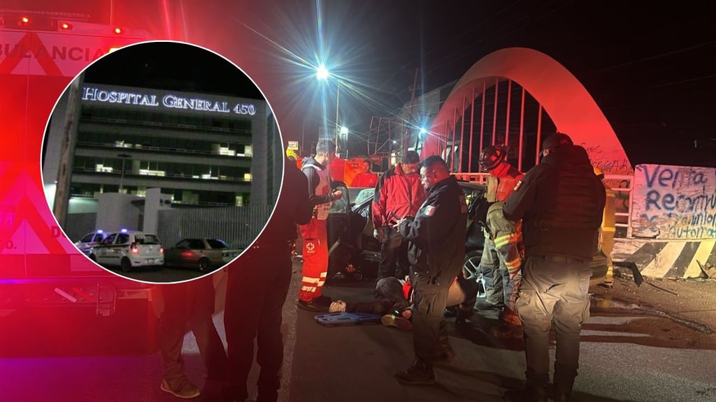 Joven ebrio quedó prensado tras chocar contra estructura de concreto en Domingo Arrieta