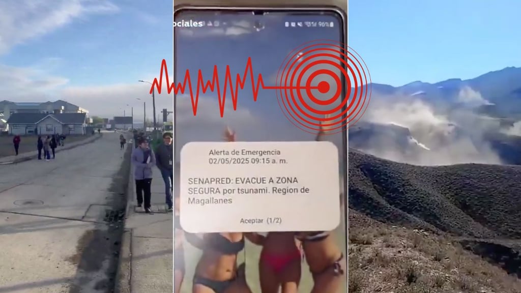 Así se vivió el terremoto de 7.5 grados con alerta de tsunami en Chile este viernes | VIDEOS