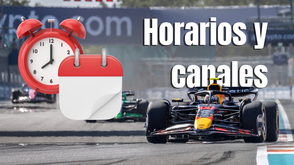 F1: ¿A qué hora y por dónde ver el Gran Premio de Miami? Clasificaciones y Race Day