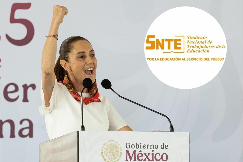 'Maestros del SNTE, con Claudia están presentes'; trabajadores de la educación respaldan a Sheinbaum