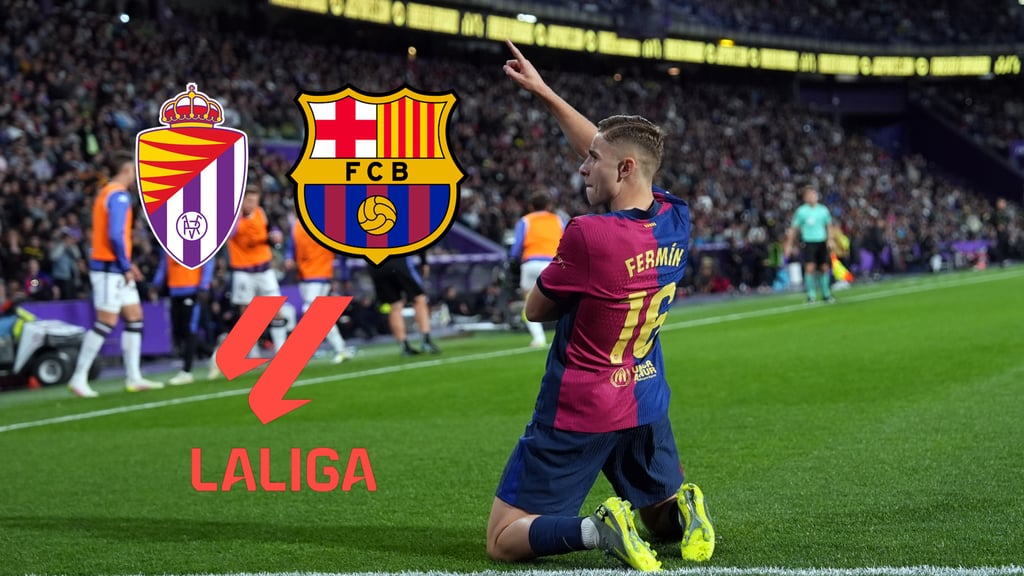 La Liga: El FC Barcelona derrota al Real Valladolid por 1-2 y continúa puntero del campeonato