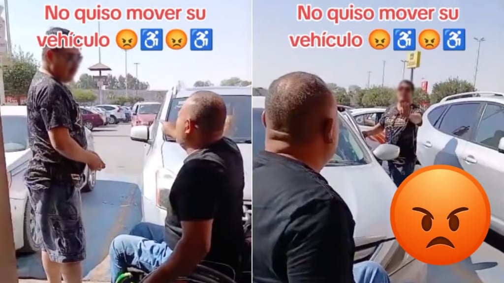 ‘Estamos en México’: conductor invade espacio para personas con discapacidad en Durango | VIDEO