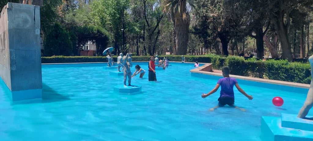 Duranguenses disfrutando el Parque Guadiana