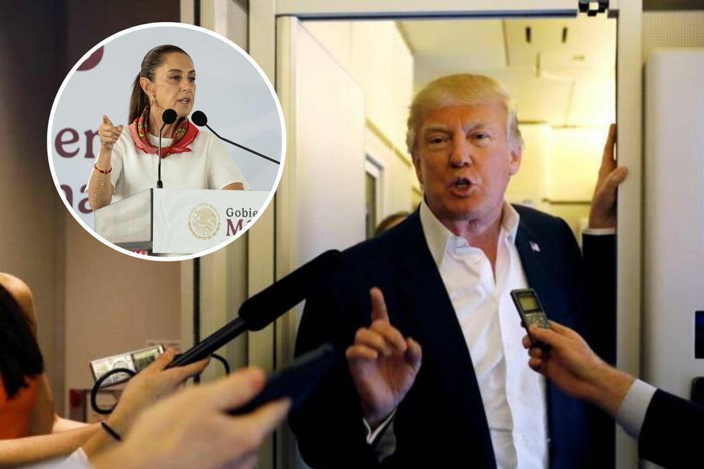 'Tiene miedo a los cárteles'; Trump critica a Sheinbaum por rechazar envío de tropas de EU