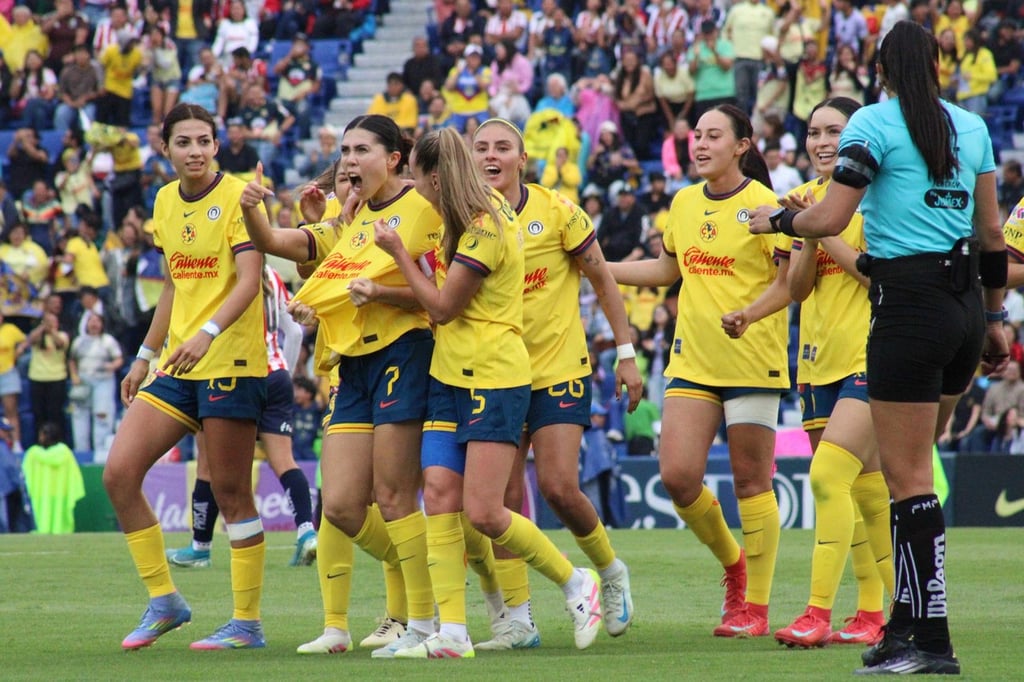Triunfo. Las Águilas del América vencieron 2-0 a las Chivas, para instalarse en la final del Clausura 2025 de la Liga MX.
