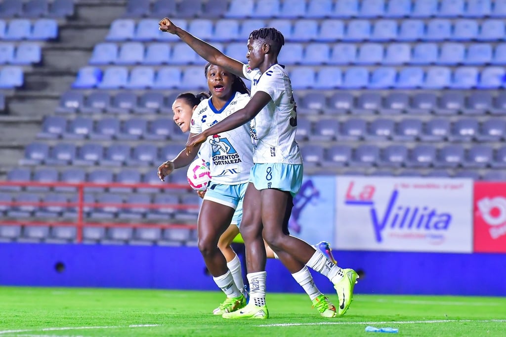 Figura. La nigeriana Chinwendu anotó tres goles y puso a Pachuca en la final contra América en el Clausura 2025 de la Liga MX Femenil.