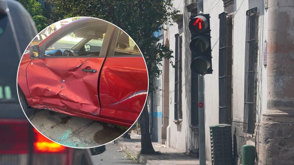 Mayoría de accidentes en Durango, por no respetar la luz roja del semáforo