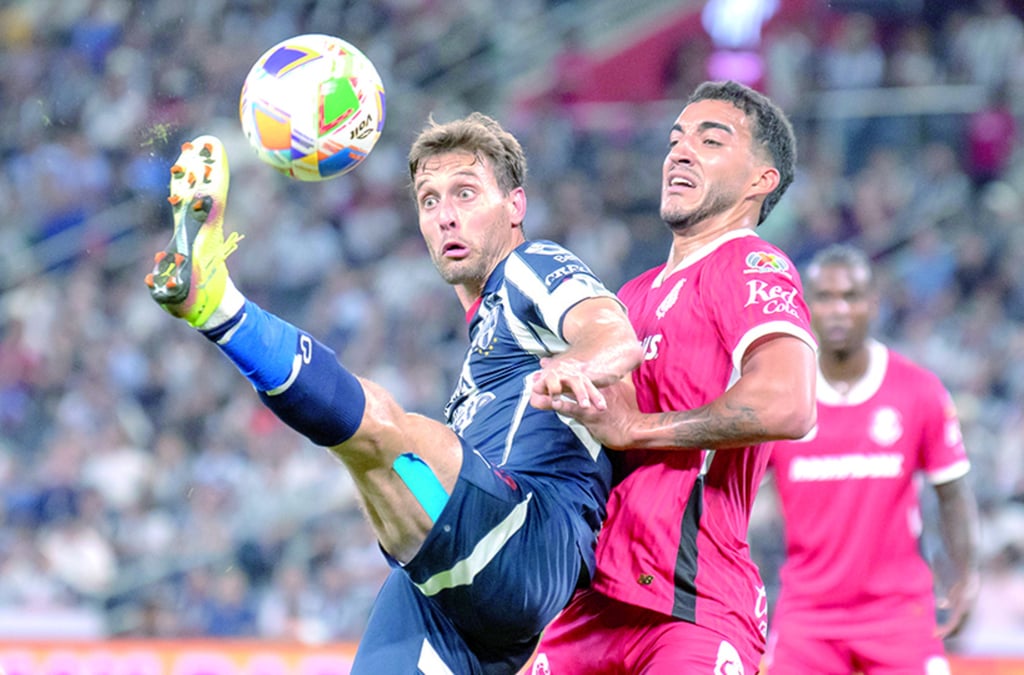 Ventaja. Monterrey tomó ventaja de un gol ante Toluca en los cuartos de final del Clausura 2025. El domingo juegan la vuelta.