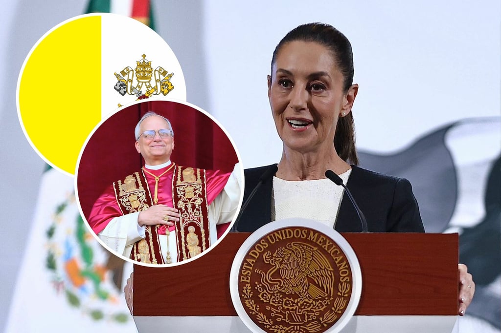 'Ratifico nuestra convergencia humanista a favor de la paz'; Sheinbaum felicita al nuevo papa, León XIV