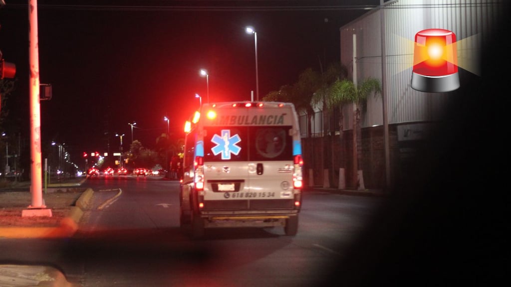 Hombre fue apuñalado en medio de una discusión en Zacatecas; fue trasladado a Durango