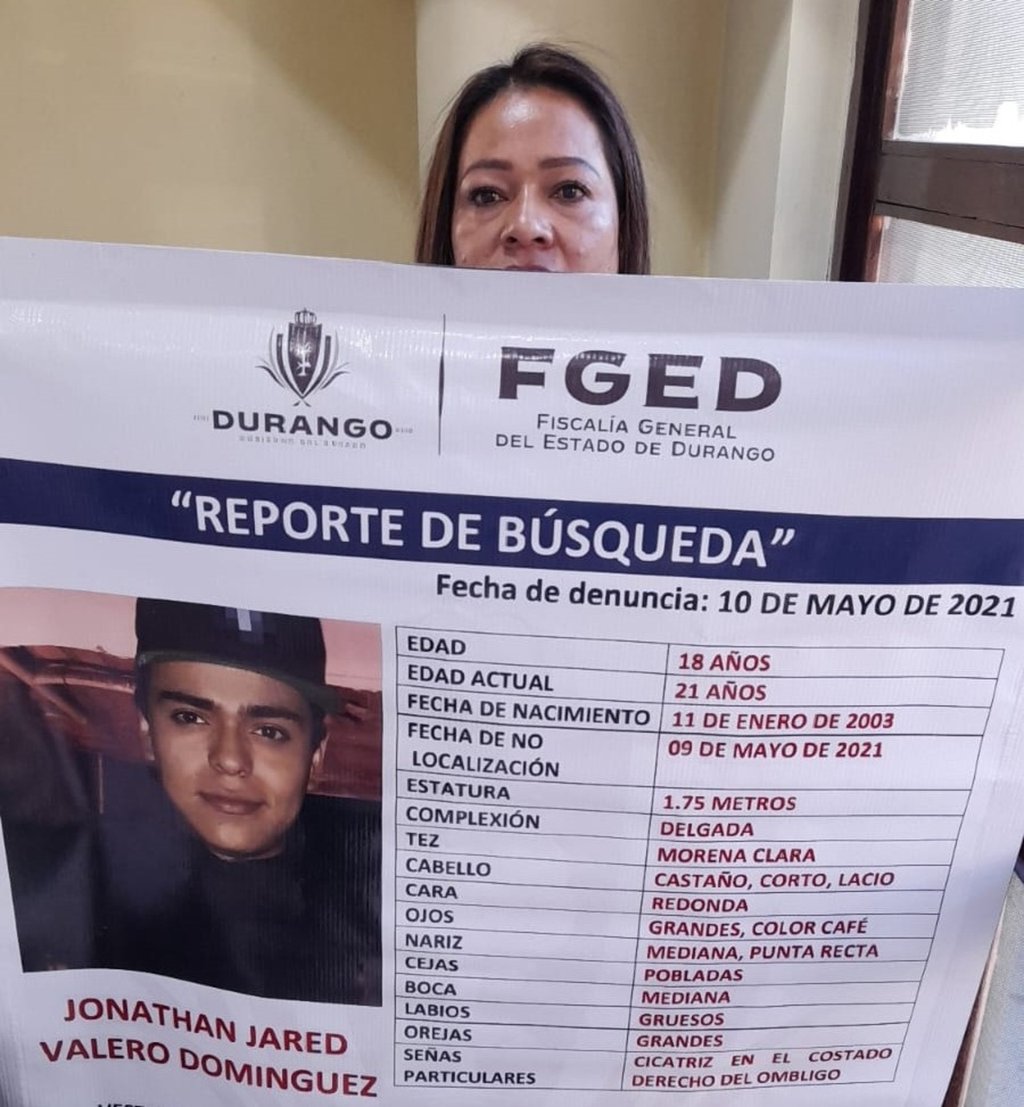 Bárbara. Este 9 de mayo se cumplieron cuatro años sin ver a su hijo, ni saber nada de dónde se puede encontrar.