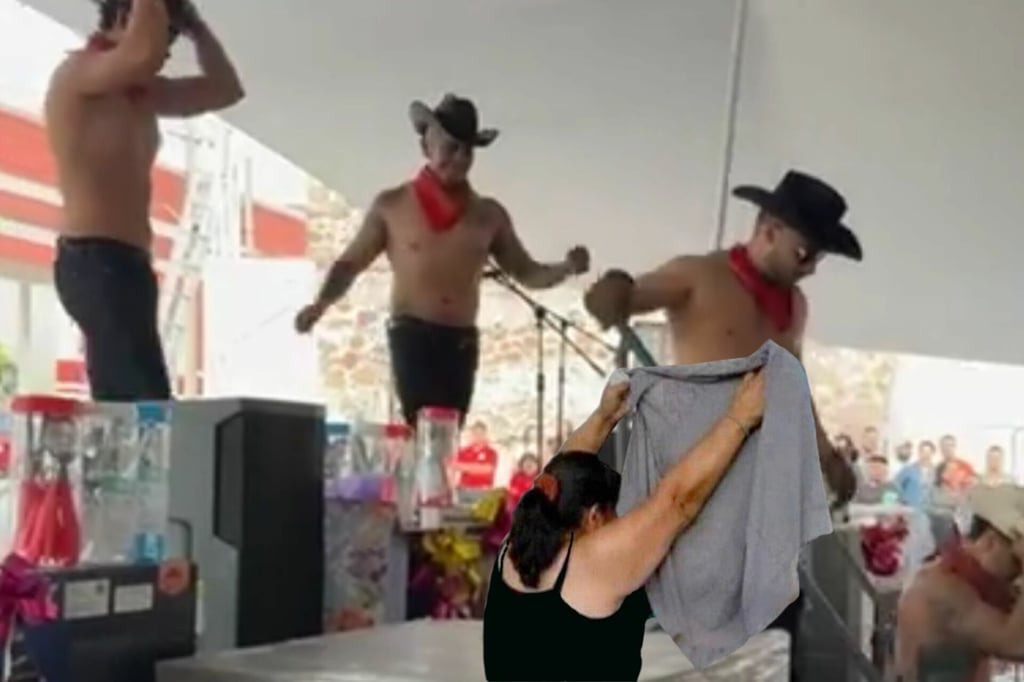 Festejan en Hidalgo con strippers a las madres y el alcalde hizo 'Live'