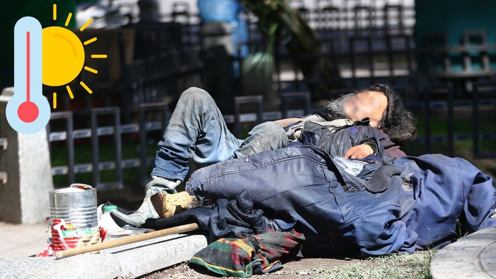 Por altas temperaturas, vigilarán a personas que viven en situación de calle