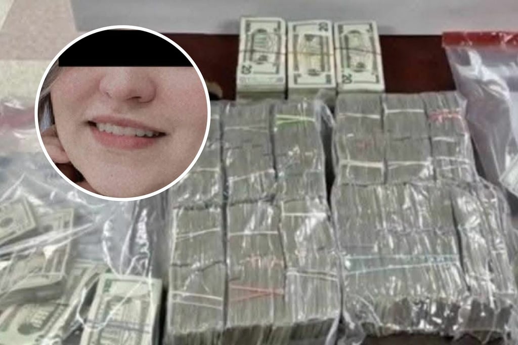 Empleada de la Fiscalía de Tamaulipas es detenida en la frontera con 184 mil dólares