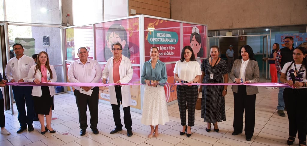 Atención. Reactivan Marisol Rosso y el IMSS el módulo del Registro Civil en el Hospital General de Zona No. 1.