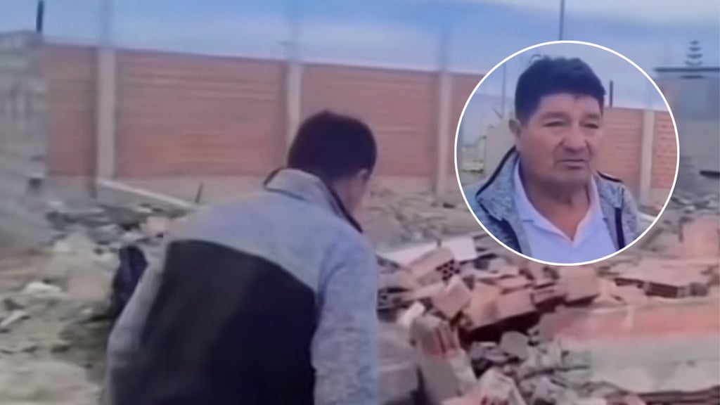 Papá rompe en llanto al descubrir que su hija le destruyó la casa: 'Me obligan a que le de la herencia'