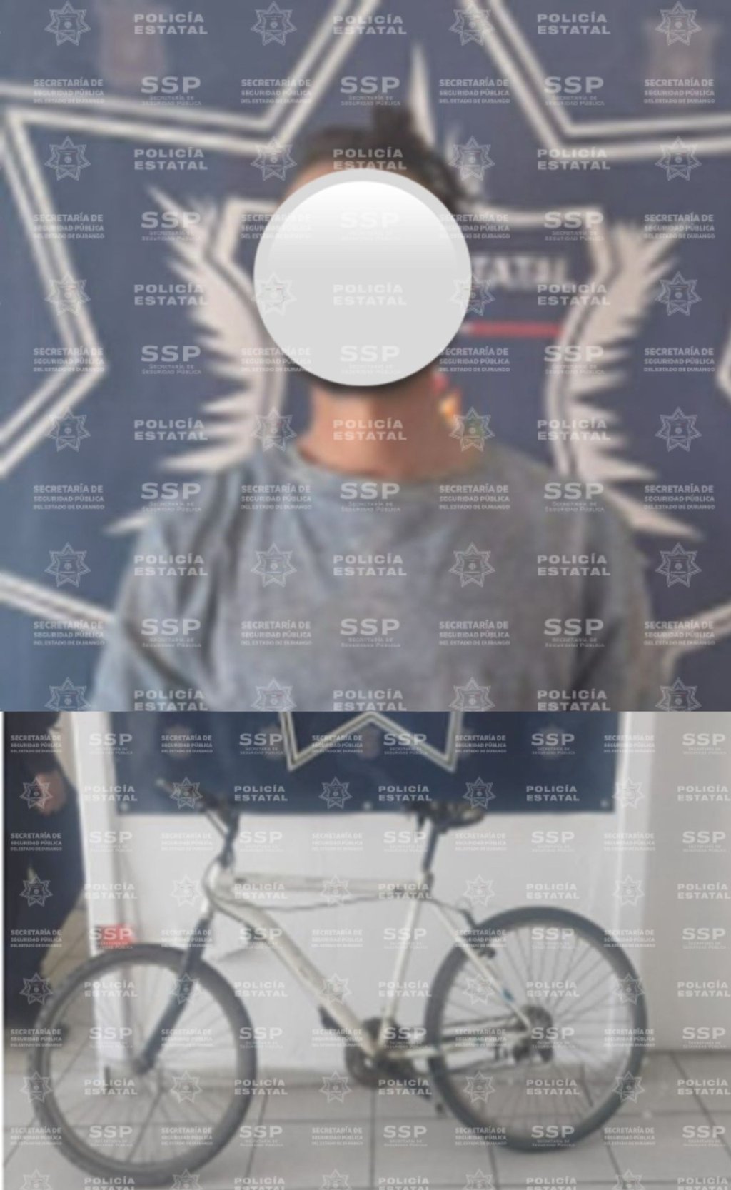 Caso. Detuvieron a un sujeto por robar una bicicleta de un sexagenario en Durango capital.
