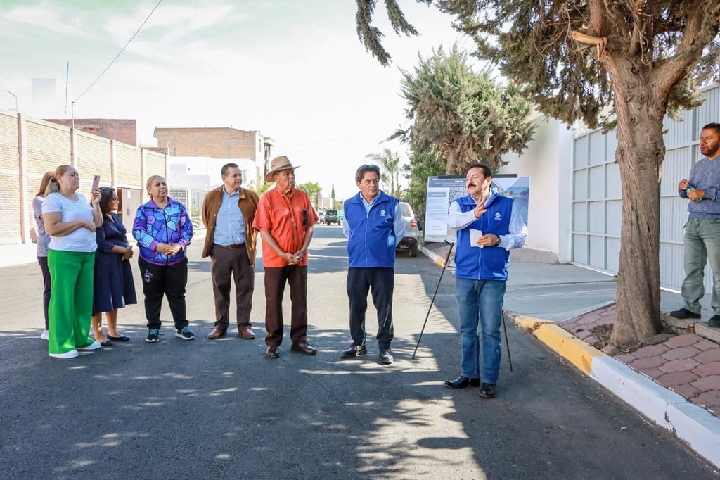 Mensaje. 'Estas obras vienen a dignificar su espacio', destacó Bonifacio Herrera, presidente municipal.