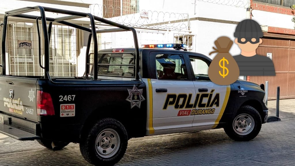 Roban 12 mil pesos de un negocio ubicado en la Zona Centro de Durango