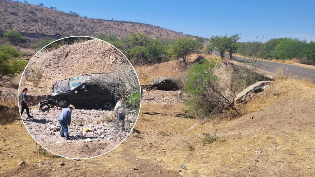 Volcadura en Coneto de Comonfort dejó 3 lesionados; una mujer está grave