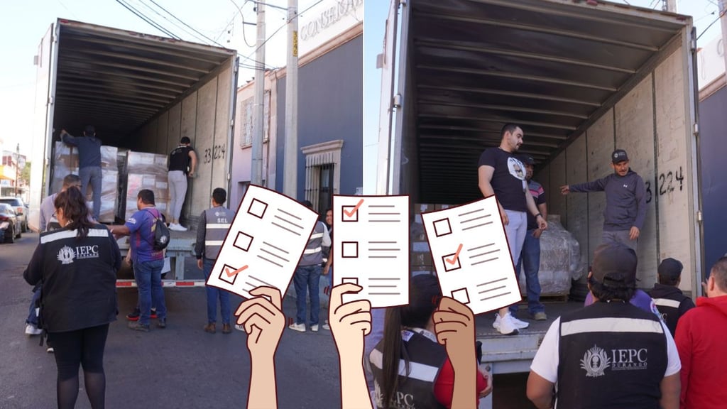 Llegaron a Durango las boletas para elección del Poder Judicial
