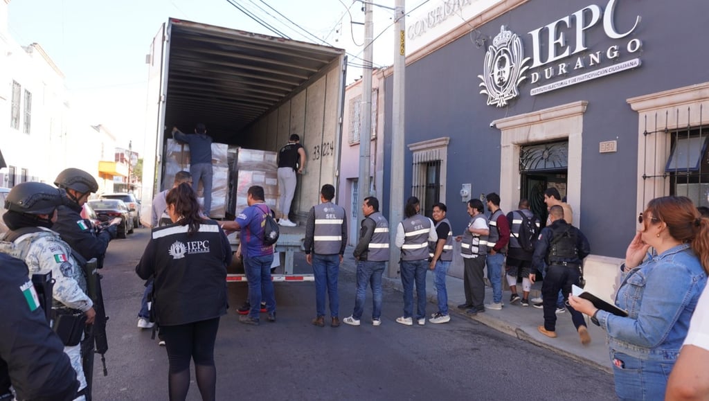 Traslado. Fueron trasladadas vía terrestre las boletas que se utilizarán el día de la jornada electoral.