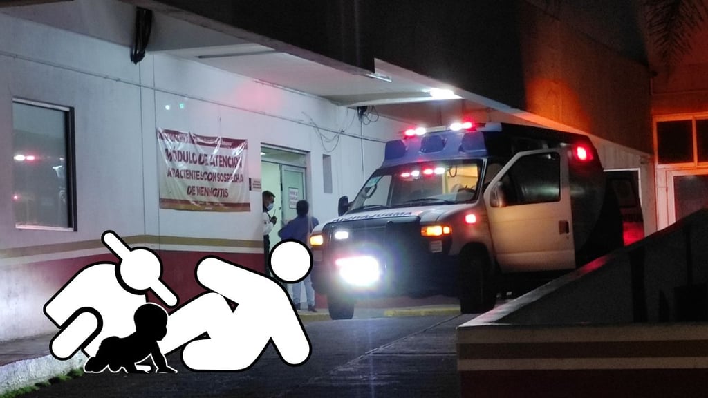 Familia sufrió accidente en motocicleta; madre e hija fueron trasladadas al ISSSTE