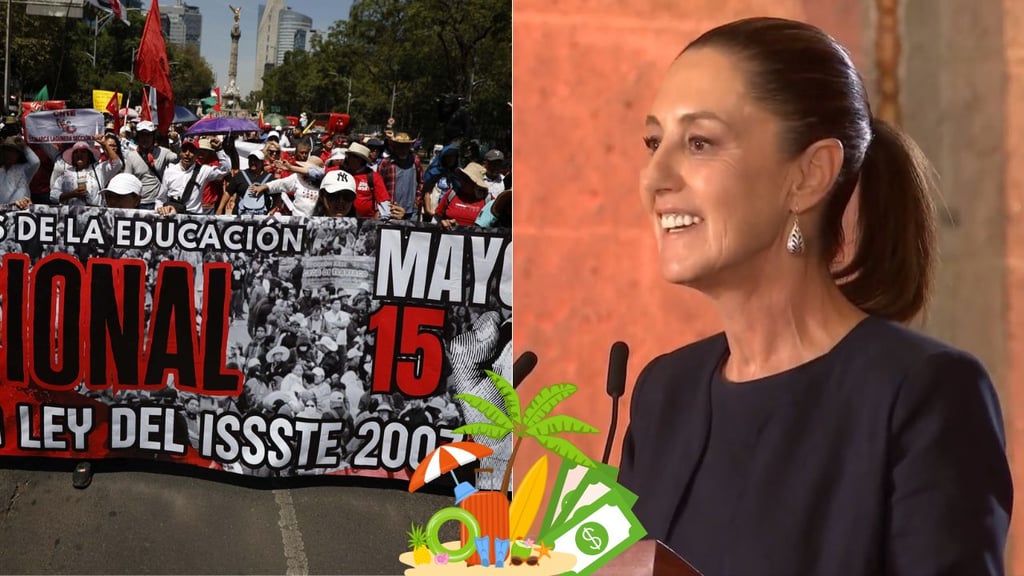 Anuncia Sheinbaum aumento salarial y más vacaciones para maestros, ¿de cuánto serán?
