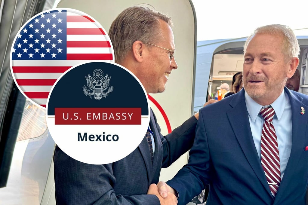 Ronald Johnson, nuevo embajador de EU, llega a México