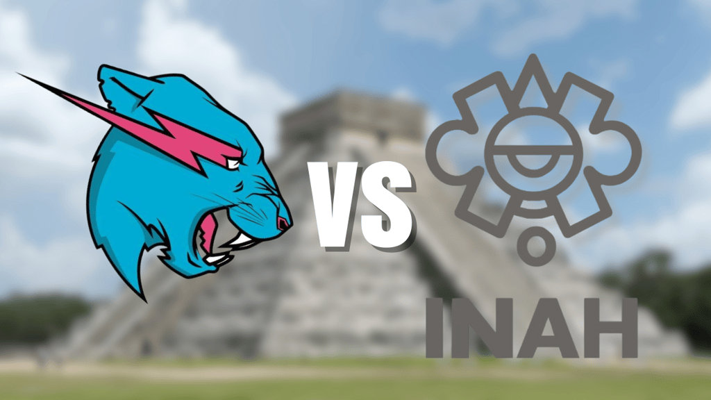 INAH confirma demanda administrativa contra empresa que representa a Mr. Beast