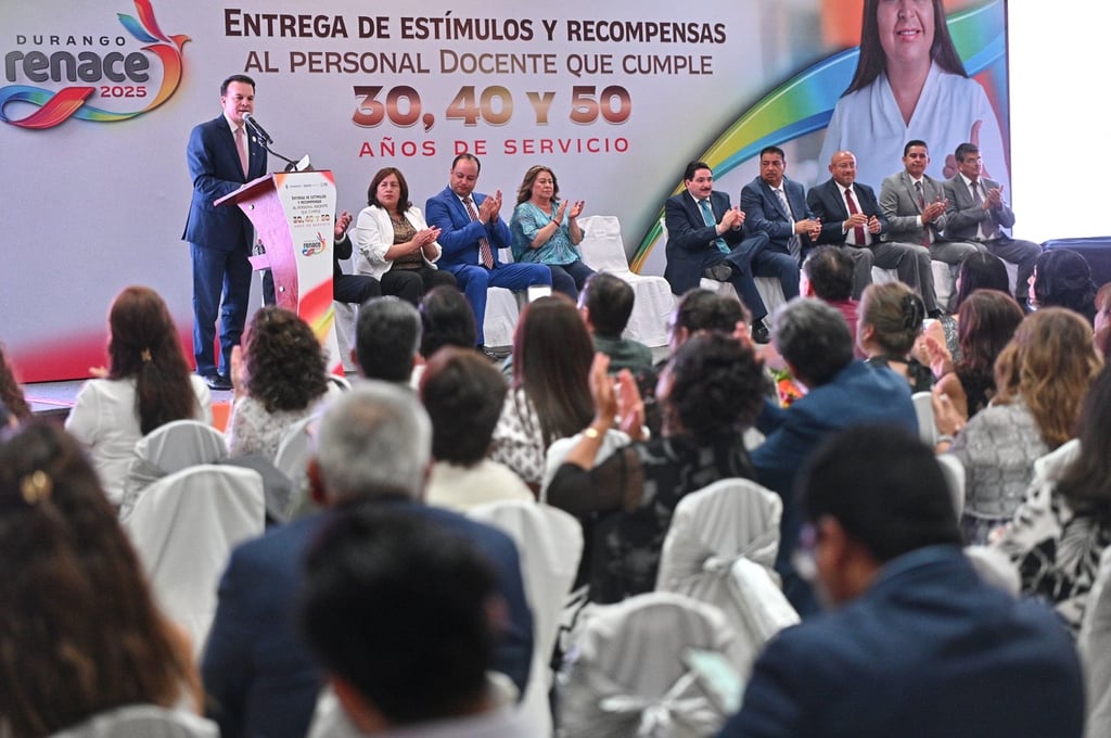 Mensaje. En el marco del Día del Maestro, el Ejecutivo Estatal destacó el gran trabajo que realizan con niñas, niños y jóvenes.