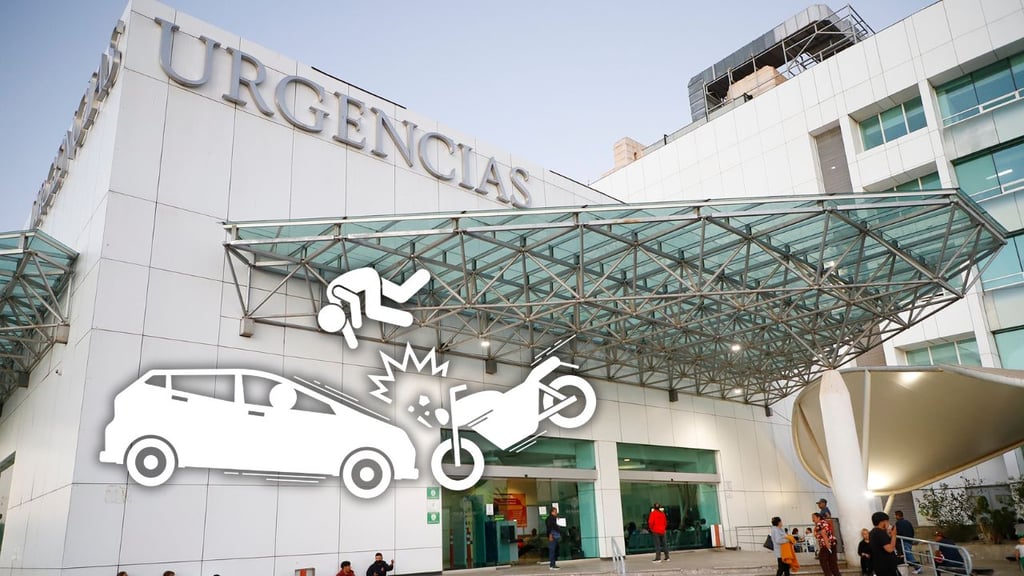 Por invasión de carril, motociclista fue impactado por un vehículo en Primo de Verdad