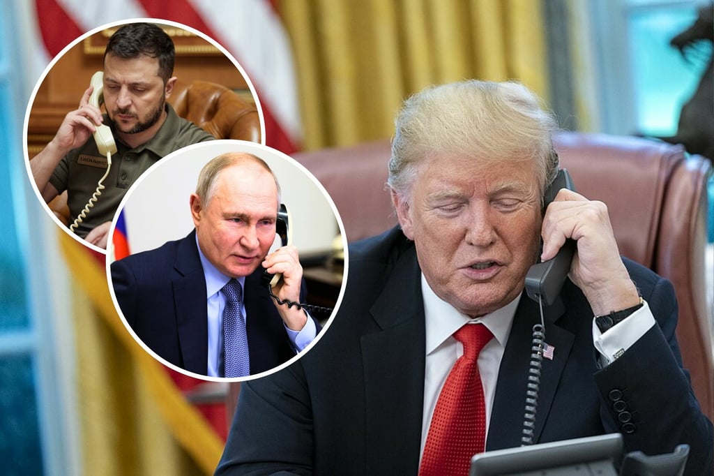 Trump anuncia que hablará con Putin y Zelensky por separado el lunes