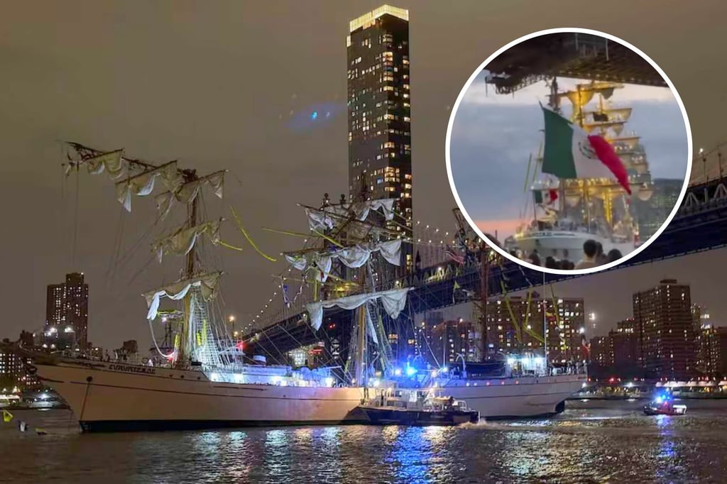 Buque Cuauhtémoc: Suman 22 heridos, tres de gravedad, tras choque con el Puente de Brooklyn