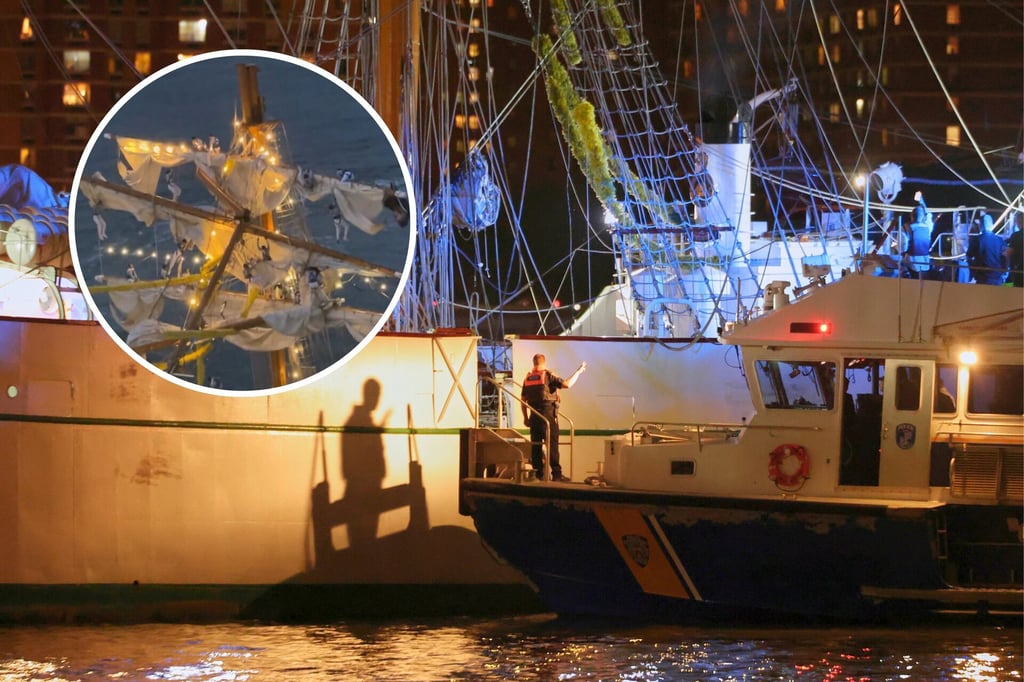 Buque Cuauhtémoc: Alcalde de Nueva York reporta dos muertos, tras choque con Puente de Brooklyn