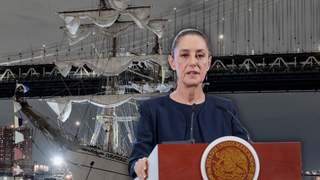 'Nuestra solidaridad', Sheinbaum lamenta fallecimiento de tripulantes del Buque Cuauhtémoc