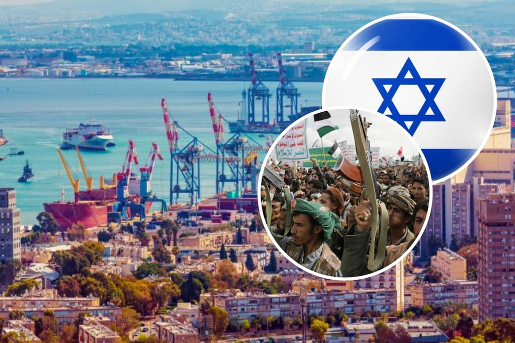 Hutíes imponen bloqueo marítimo sobre el puerto de Haifa, uno de los principales de Israel