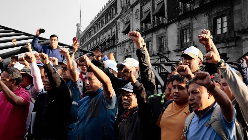 ¿Qué dijo Sheinbaum tras el bloqueo de la CNTE en Palacio Nacional?