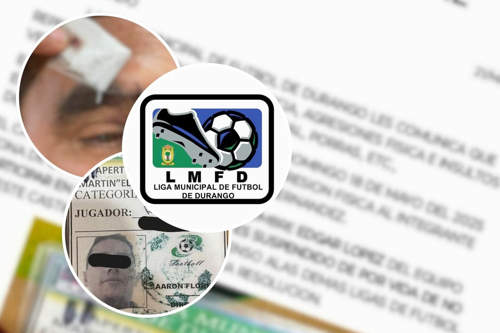 Liga Municipal de Futbol de Durango sanciona de por vida a jugador por agresión a árbitro
