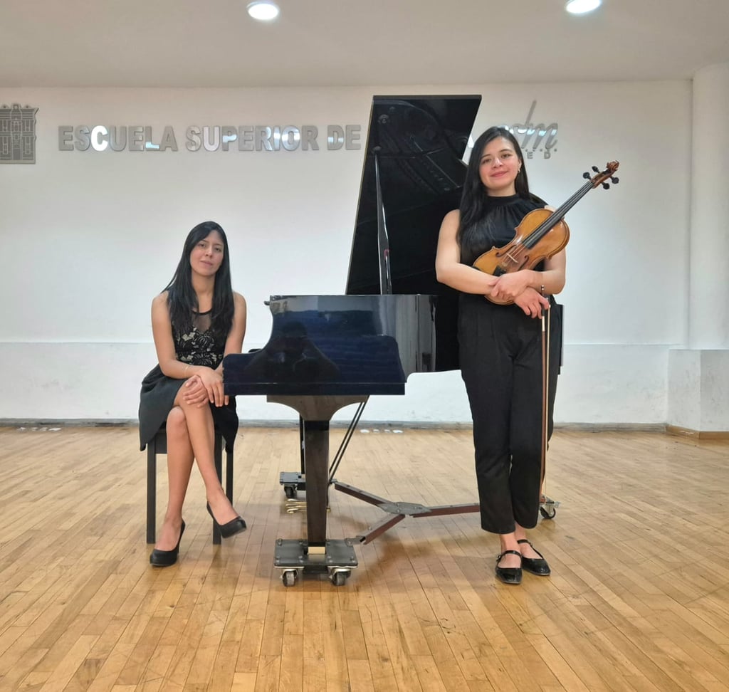 Dúo Aurora alista concierto para violín y piano