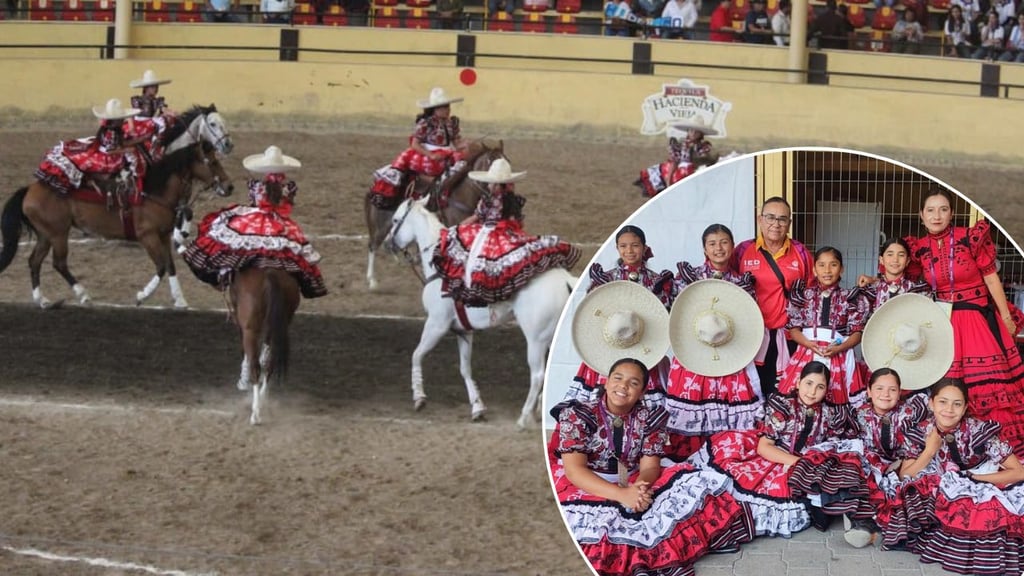 Durango debuta en la Charrería Infantil de la Olimpiada Nacional 2025