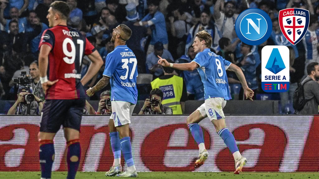 Serie A: Napoli vence al Cagliari por 2-0 y conquista el cuarto Scudetto de su historia