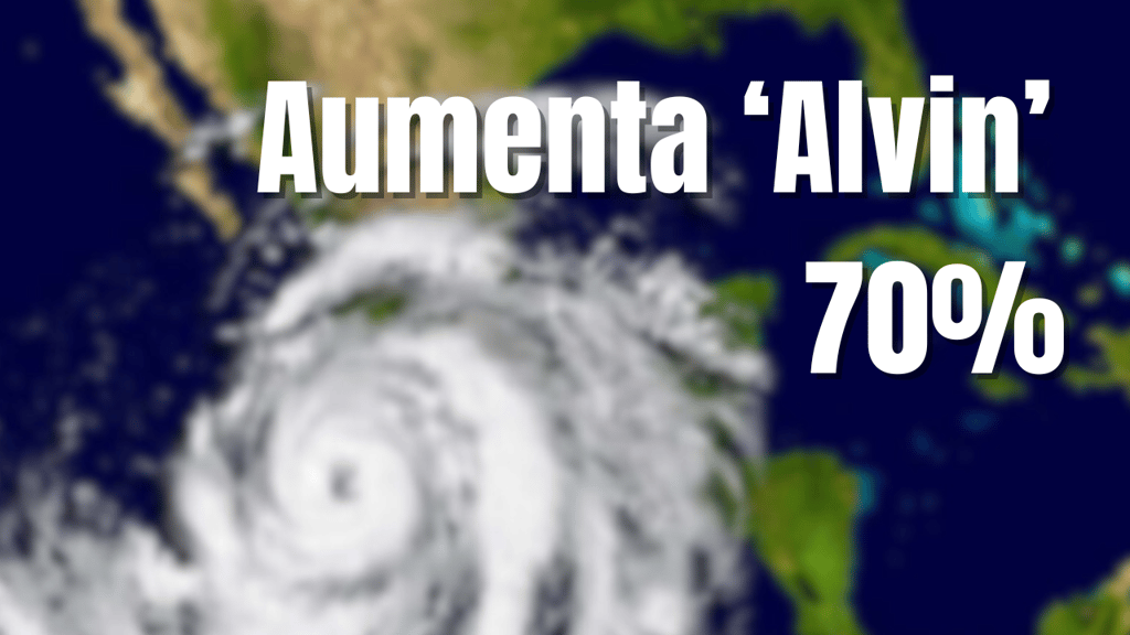 ¿'Alvin' está por convertirse en huracán?, esto dice SMN y CNH HOY 23 de mayo