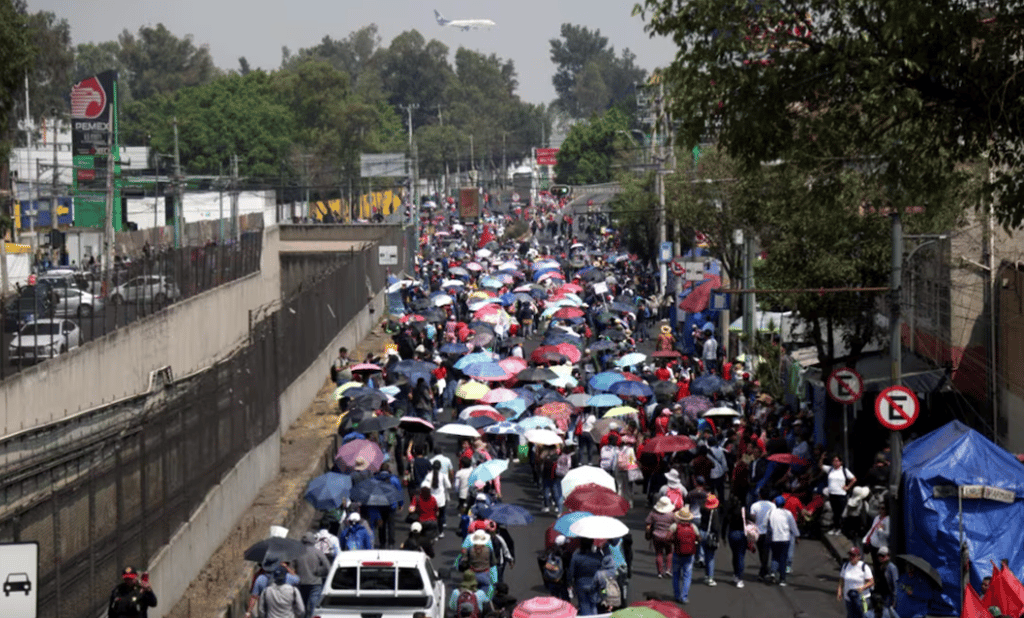 CNTE causa caos en CDMX